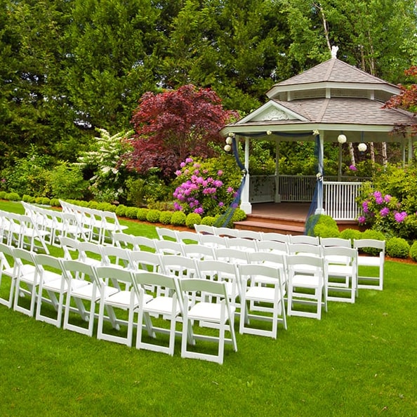 we provide delivery and setup of the wedding & event trailers at your event location